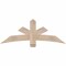 Ekena Millwork Alberta Smooth Timber Gable Bracket, Douglas Fir, 60"W x 22"H x 1 1/2"D x 5 1/2"F, 9/12 Pitch GBW060X22X0206ALB00SDF - alternate 1